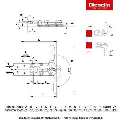 SPEEDY BLOCK 70/ASD stødstangs-spænder